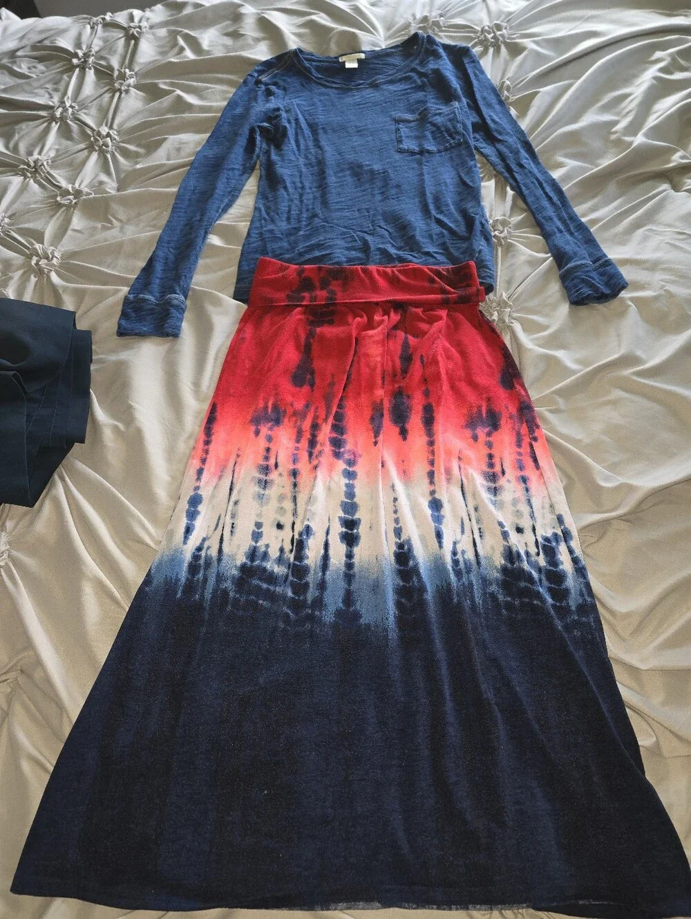 Justice Tie Dyed Maxi Skirt